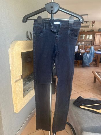 Jean garçon teint marine Gémo