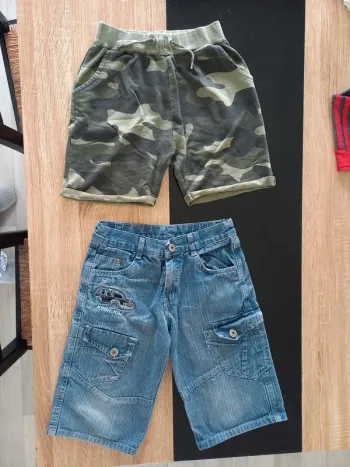 Lot 2 shorts garçon 8 ans
