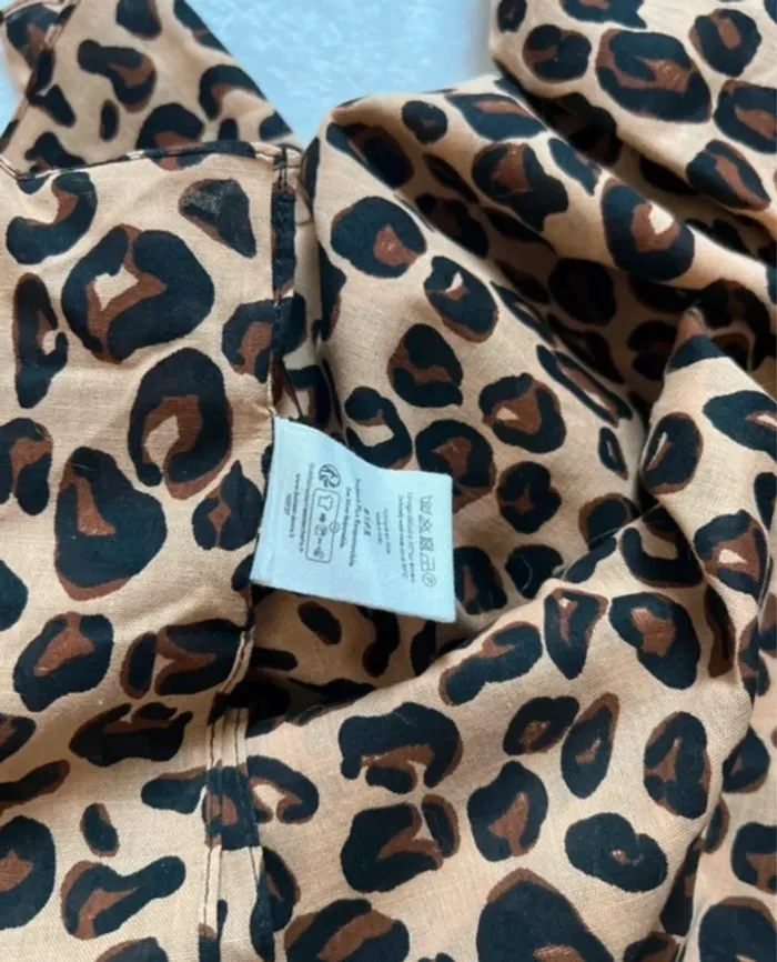 Foulard paréo voile de plage balzac Paris léopard - photo numéro 3