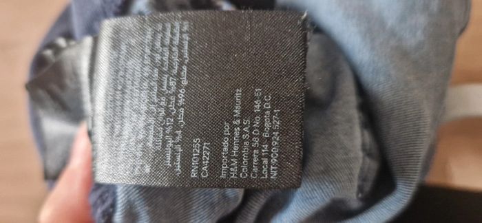 Jean slim bleu foncé de grossesse H&M en bon état Taille 38 - photo numéro 7