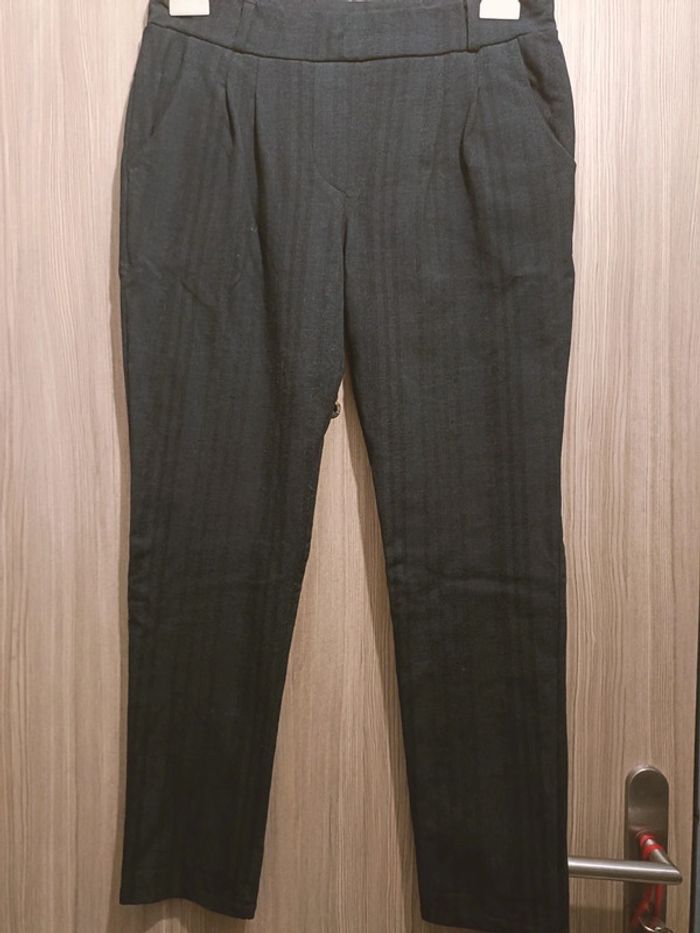 Pantalon décontracté femme effet habillé - photo numéro 2