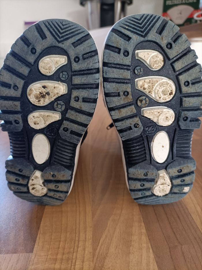 Bottes de neige ski violet bleu marine étoile 23 - photo numéro 6