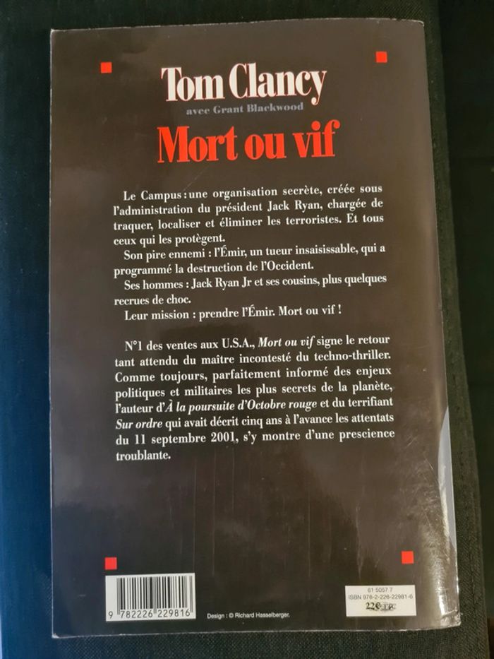 Livre Mort ou vif - photo numéro 2