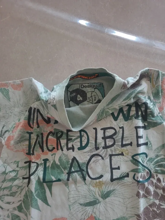 Tee-shirt Desigual 4 ans - photo numéro 3