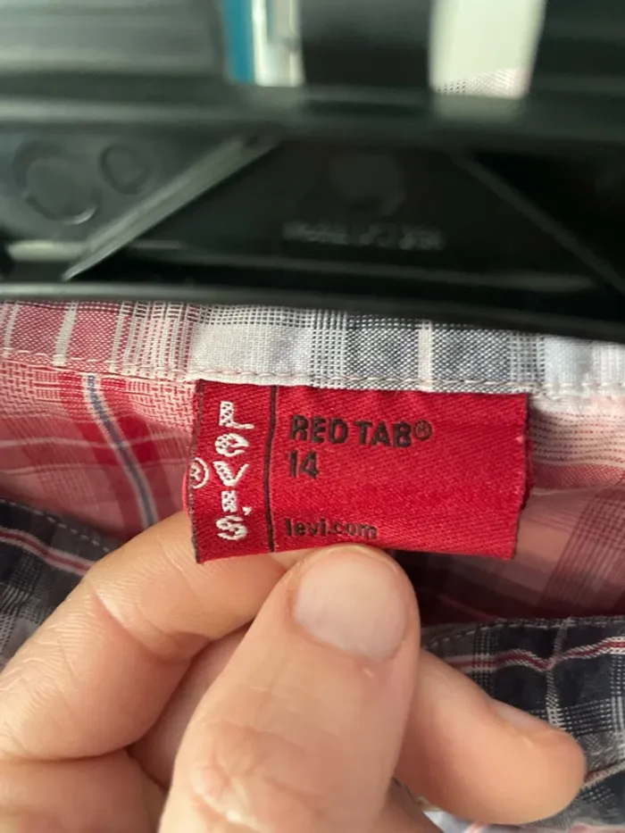 Chemise fille à carreaux Levis - photo numéro 3
