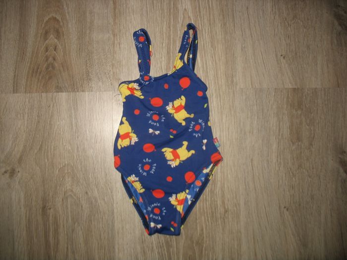 MAILLOT DE BAIN 1 PIÈCE MARINE WINNIE L'OURSON BÉBÉ FILLE "LEGRAND" - 12 MOIS - n°02