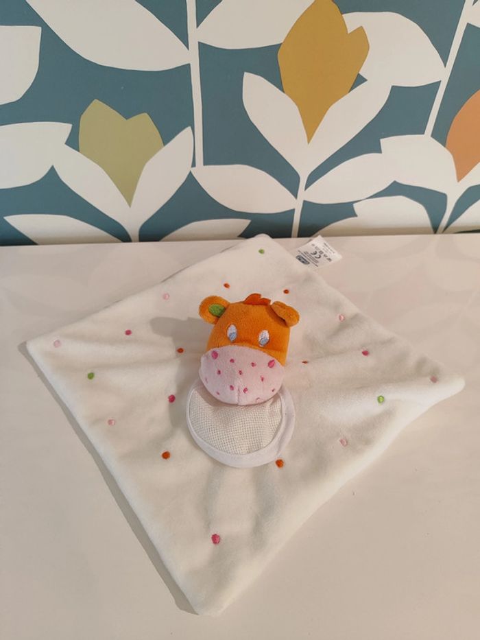 Doudou plat hippopotame dmc