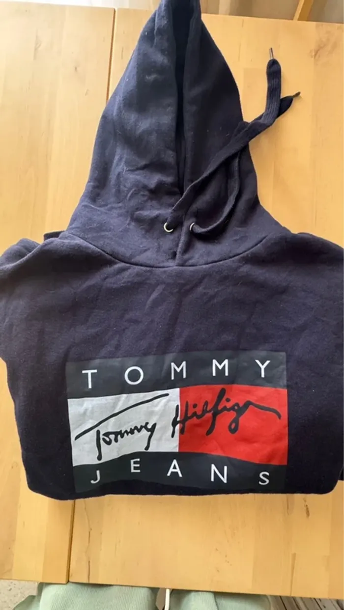 Pull Sweat capuche homme taille L - photo numéro 2