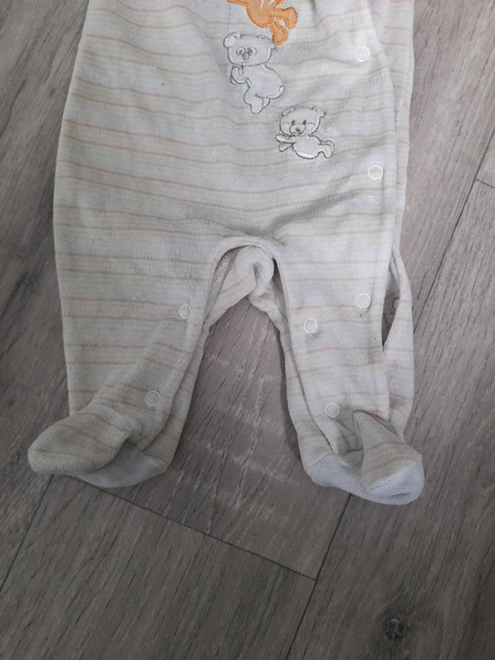 Pyjama velours 1 mois - photo numéro 3