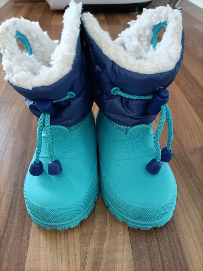 Bottes de ski bleu marine et turquoise 20/21 Decathlon - photo numéro 2