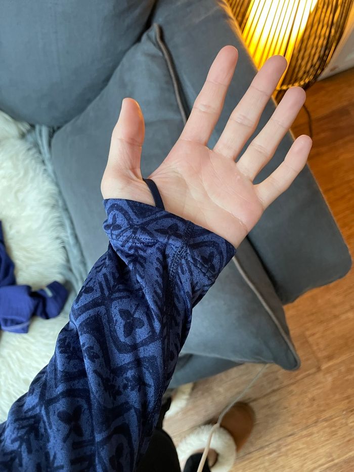 Sweat Patagonia thermique  marine motifs XS - photo numéro 5