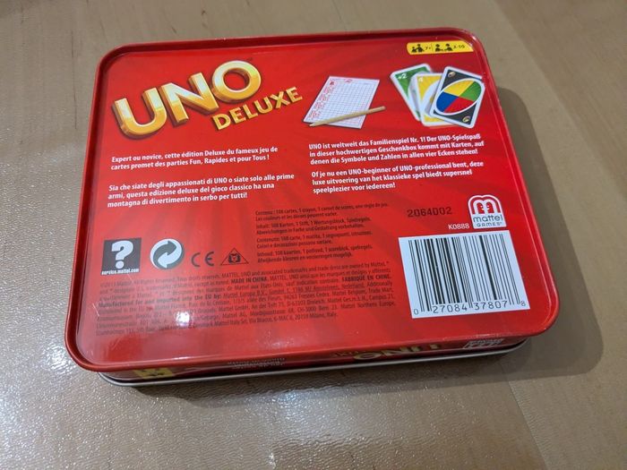 Jeu Uno Deluxe - photo numéro 3