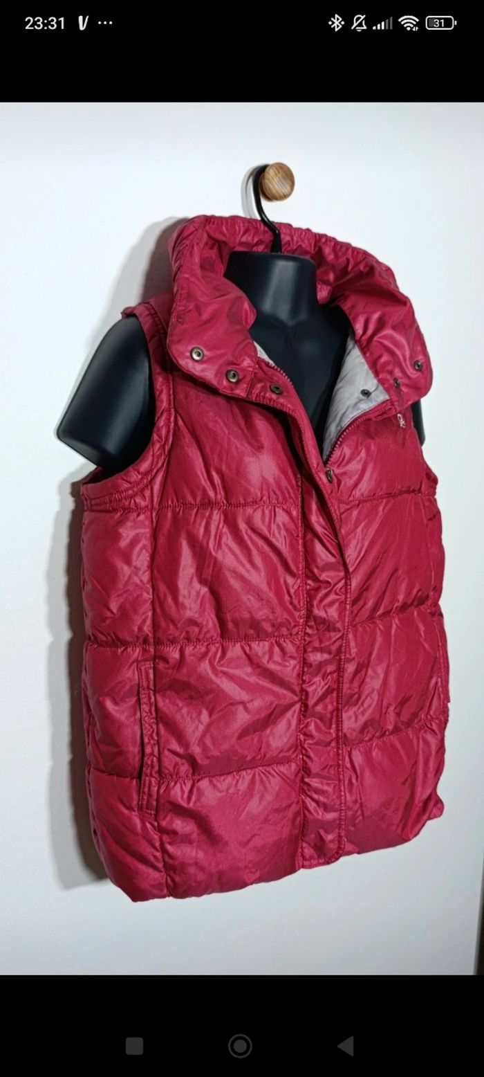 Veste sans manches framboise okaidi taille 14ans - photo numéro 3