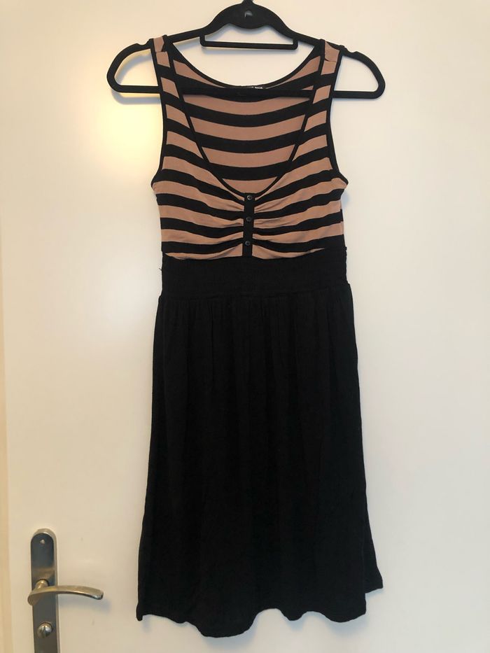 Robe noire et marron Tally Weijl - photo numéro 2