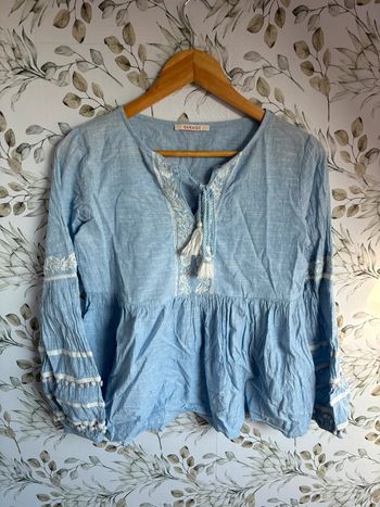 Blouse péplum camaïeu