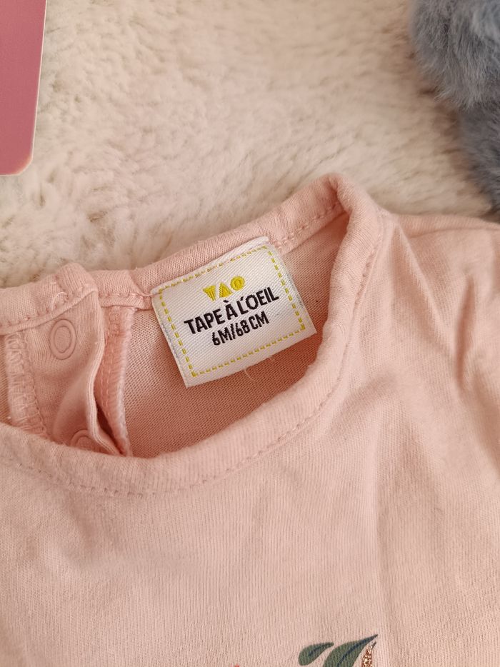 Tee shirt 6 mois tape a l'oeil - photo numéro 2
