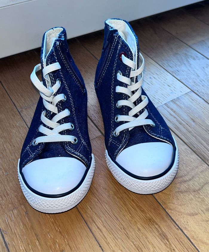 Paire basket en jean