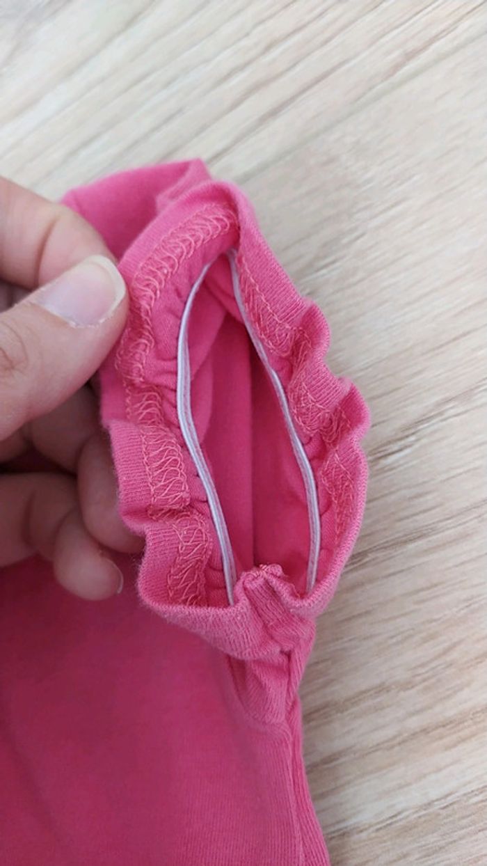 Combinaison barboteuse rose été 3 mois - photo numéro 5