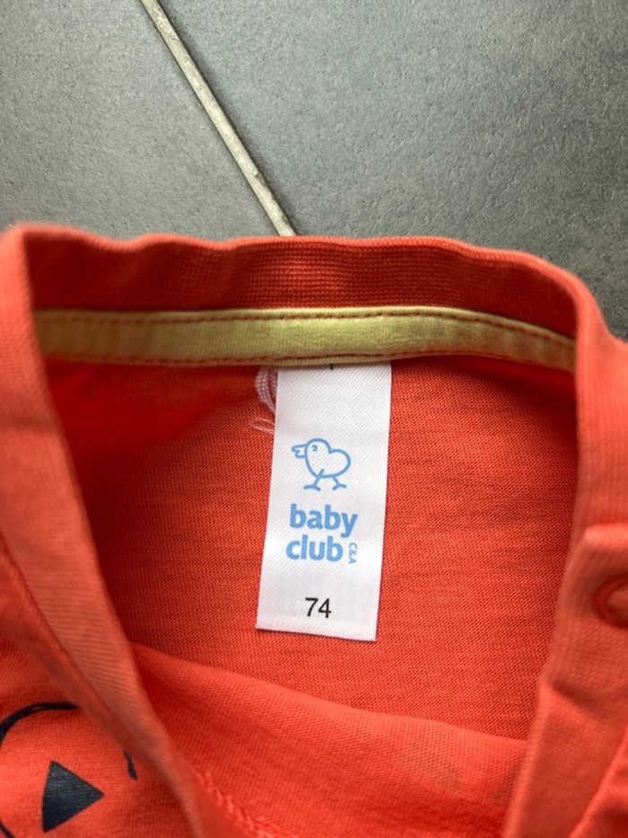 Ensemble 2 articles: t-shirt tigre sans manches débardeur et short été neuf c&a bébé garçon - photo numéro 3