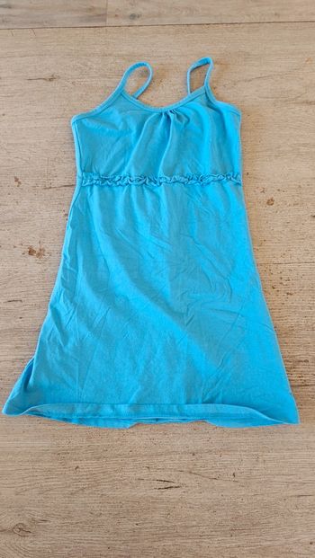Robe courte à bretelles, bleue, Nonito Kids, 6 ans, neuve