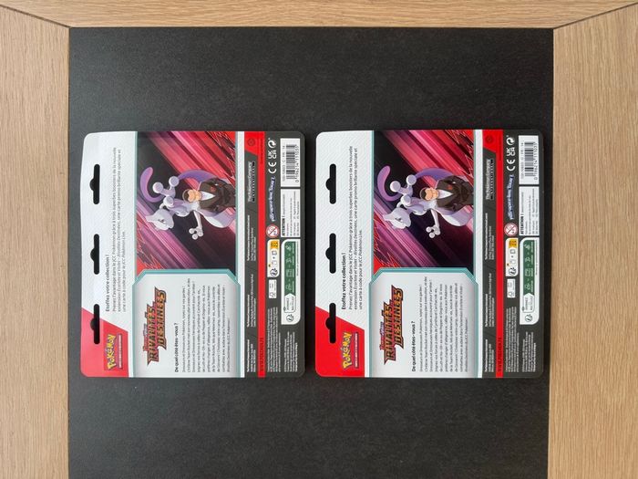 Pokémon 2 Tripack Écarlate et Violet EV10 Rivalités Destinées  Français Neuf Scellé - photo numéro 2