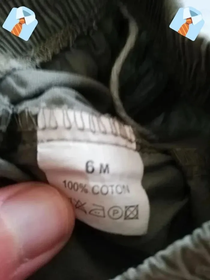 Short Gris avec Poches Latérales - Taille 6 Mois - photo numéro 3