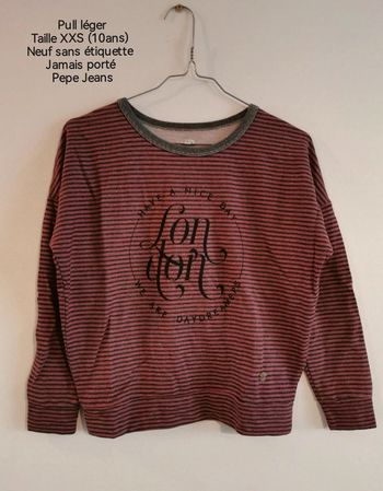 Pull léger 10ans