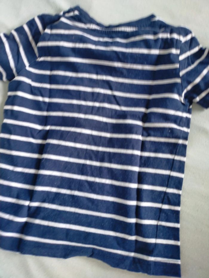 Lot 2 t-shirts marinière 3 ans - photo numéro 7
