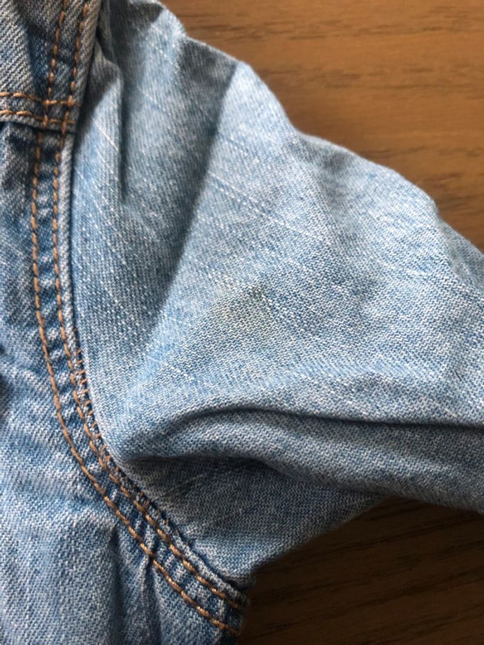 Chemise en jean Zara 12/18 mois - photo numéro 3