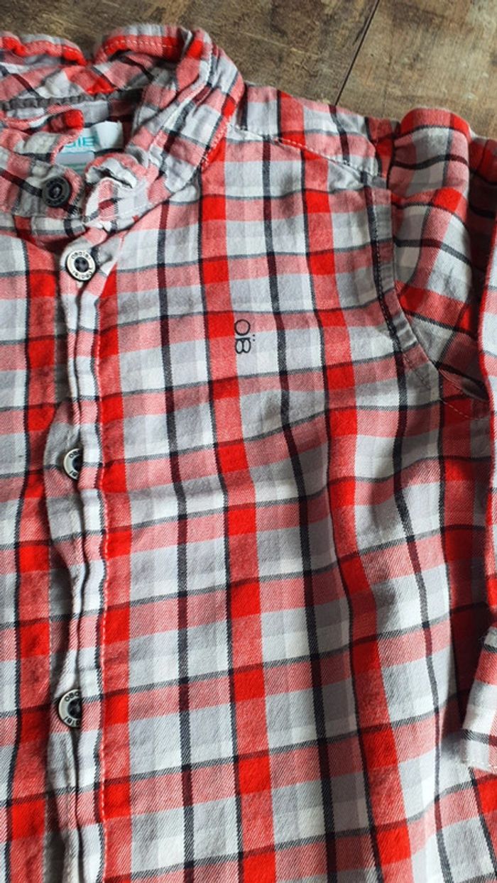 Chemise Obaïbi 18 mois en très bon état - photo numéro 2