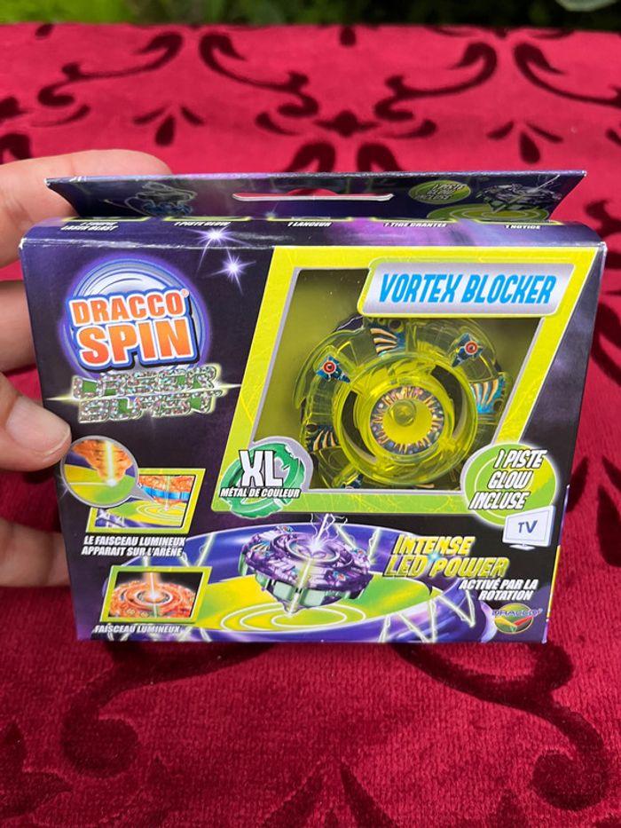 Toupie De Combat - Homerokk - Dracco Spin - Jaune - Lumineuse Led - photo numéro 2