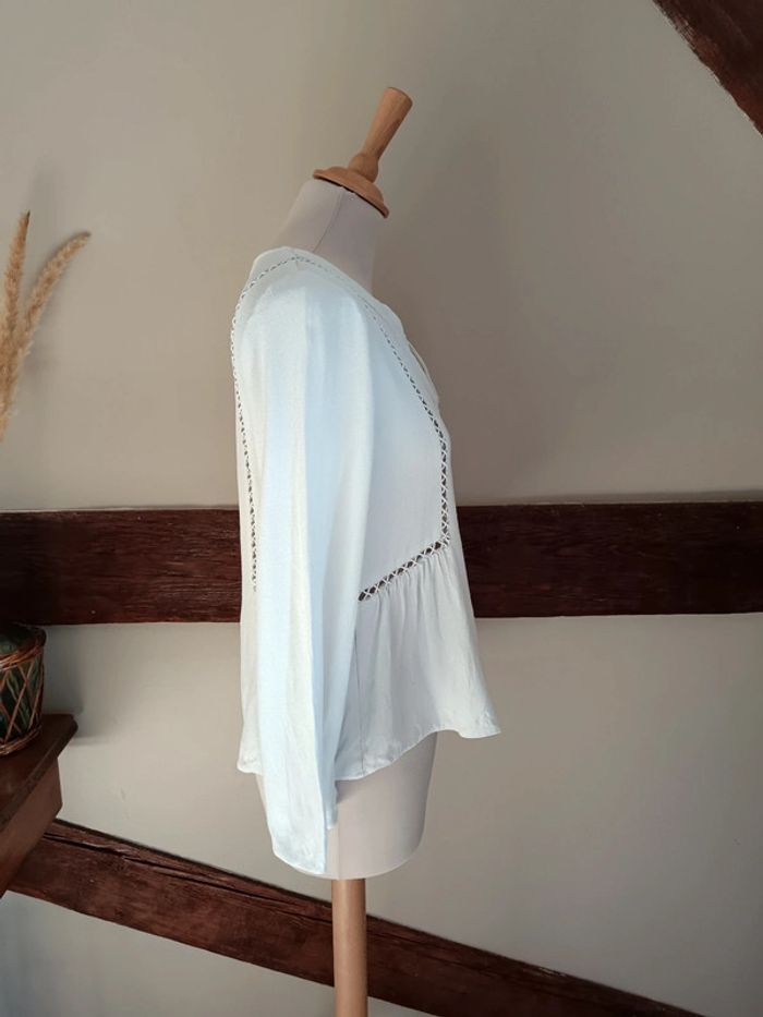 Blouse blanche péplum Ba&sh - photo numéro 6