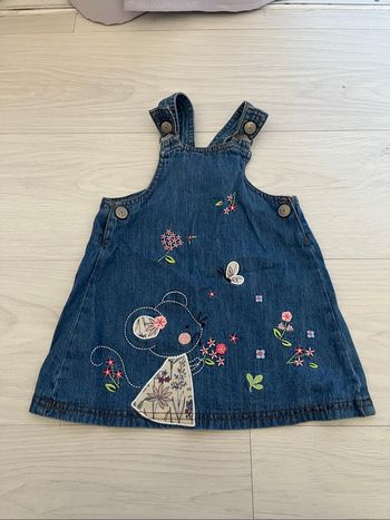 Salopette jupe jean 18mois