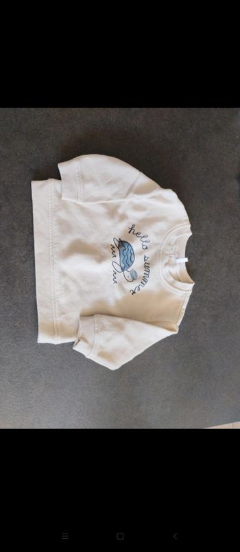 Sweat bébé garçon 12 mois