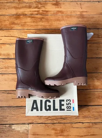 Bottes Aigle Chambord pro L2 marron foncée