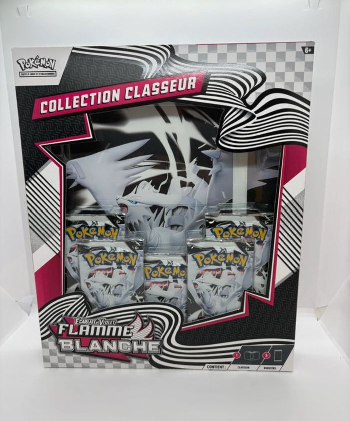Coffret classeur flamme blanche