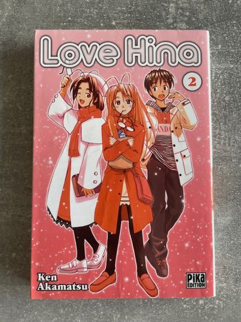 Manga Love Hina, tome 2 en français.