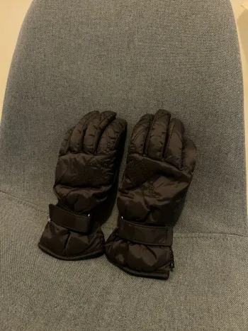 Gants Ski Snow Cuir Noir T7