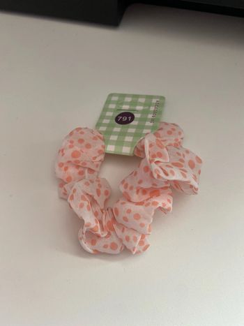 Chouchou a pois corail