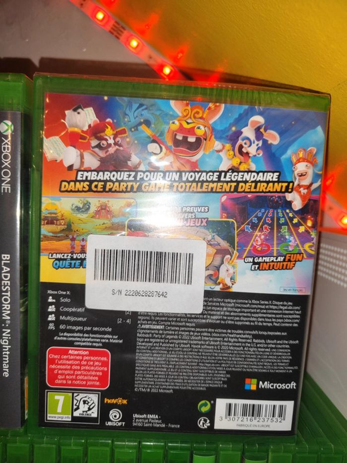 Jeu Xbox One Lapins Crétins neuf sous blister - photo numéro 2