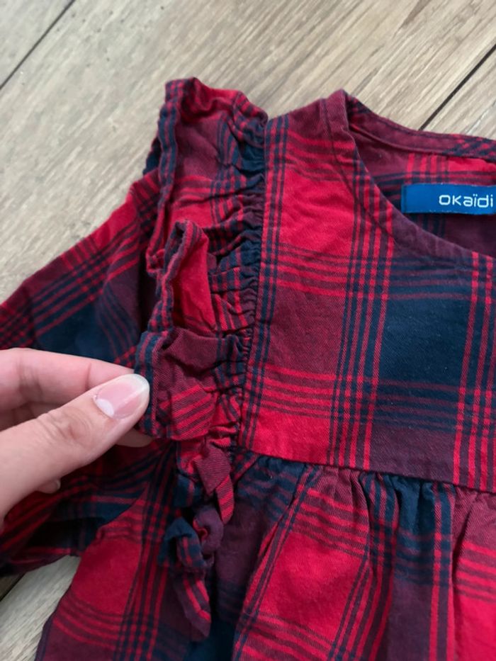 Blouse à carreaux 8 ans - photo numéro 3