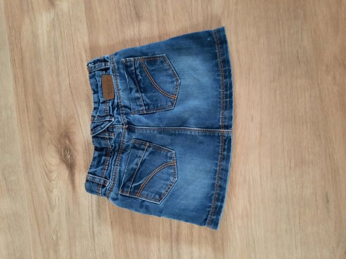 Jupe courte en jean bleue TAO 5 ans - photo numéro 3
