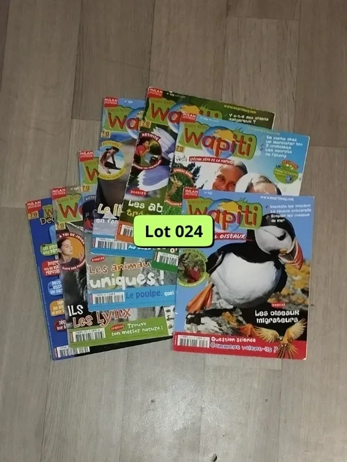 Lot de 7 magazines Wapiti année 2008 L024 - photo numéro 10