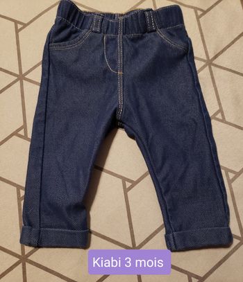 Jegging en jean 3 mois