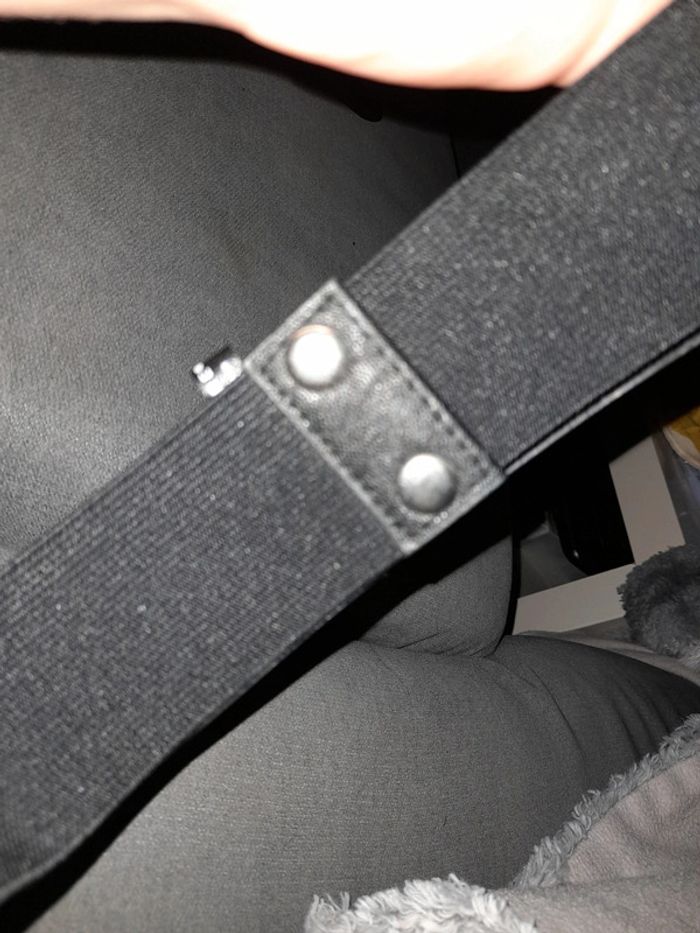 Ceinture noir taille unique - photo numéro 2