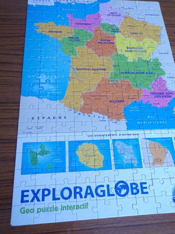 Géo Puzzle Clémentoni - photo numéro 2