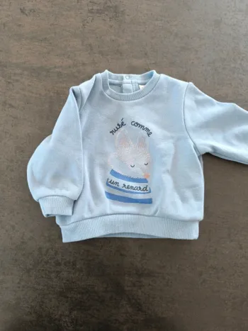 Sweat bleu-gris
