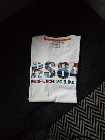 Tee shirt ado 16 ans  Redskins blanc neuf