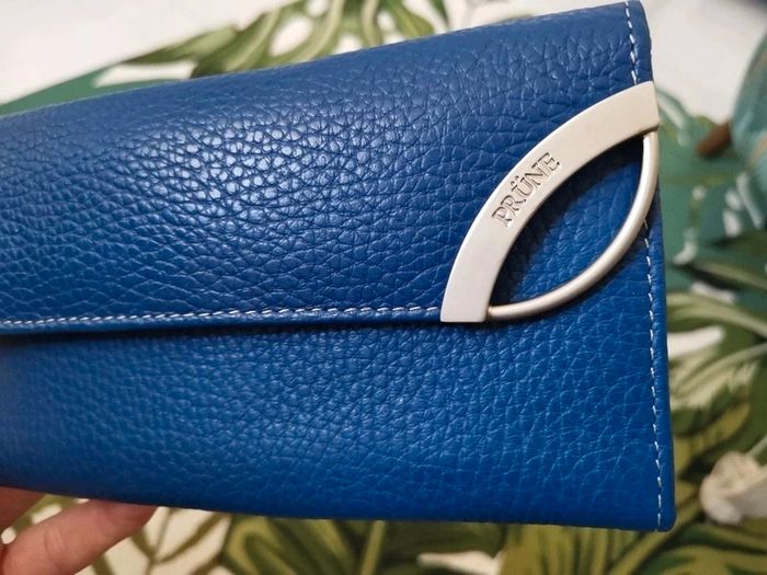 Sublime Portefeuille en Cuir Grainé Saphir | Prüne - photo numéro 6