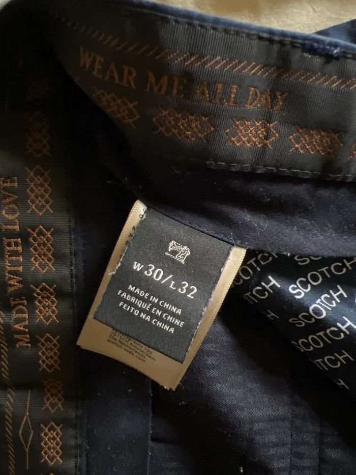 Pantalon chino Scotch et Soda homme  w30l32 - photo numéro 5